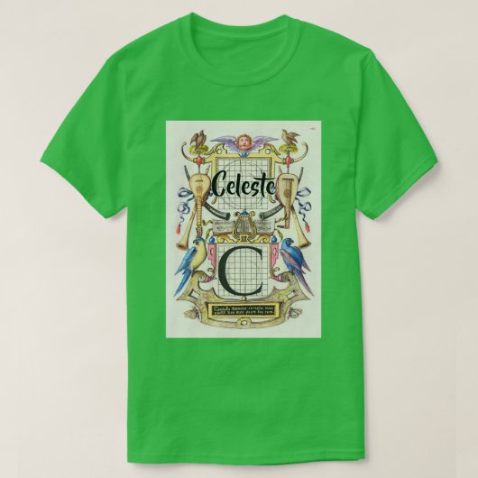 Gar voor  en moderne kalligrafie t-shirt (Design voorkant)