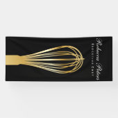 Gar whisker (goud) | Culinair Meester Spandoek (Horizontaal)