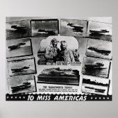 Gar Wood 10 Miss Americas Poster (Voorkant)