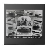 Gar Wood 10 Miss Americas Race Boats Tegeltje (Voorkant)