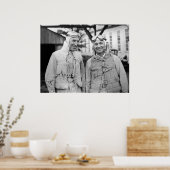 Gar Wood en Orlin Johnson - Autograded - Poster (Keuken)