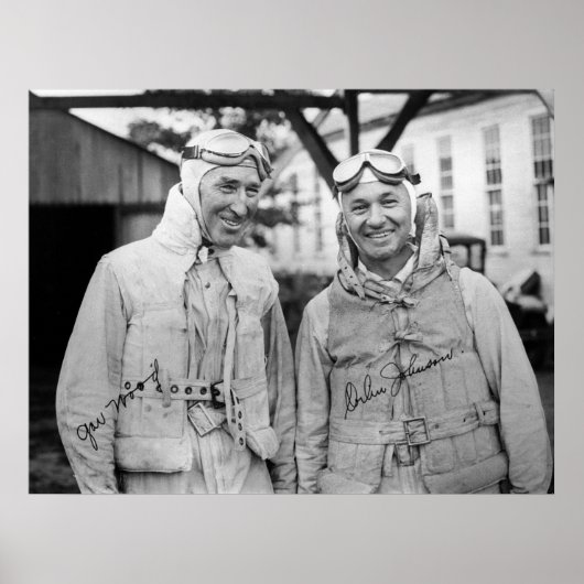 Gar Wood en Orlin Johnson - Autograded - Poster (Voorkant)