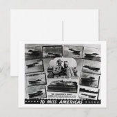 Gar Wood Vintage Speedboot Racing Miss Americas Briefkaart (Voorkant / Achterkant)