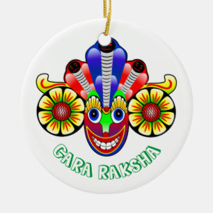 Gara Raksha Sri Lanka demon design Ornament