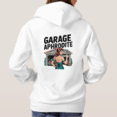 Garage Aphrodite Vrouwen in pin up gift klassieke Hoodie (Achterkant)