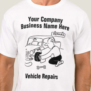 Garage Auto- of Voertuig Reparatie T-Shirt
