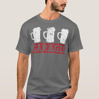 Garage Beer Dad Vaderdag Beer Drinker T-shirt