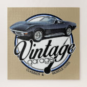  Garage Black Corvette Legpuzzel (Verticaal)