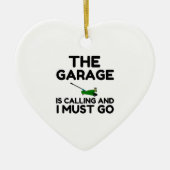 Garage Calling Keramisch Ornament (Voorkant)