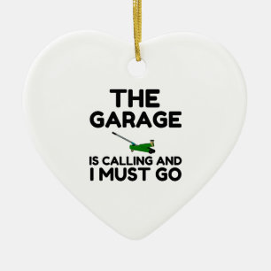 Garage Calling Keramisch Ornament