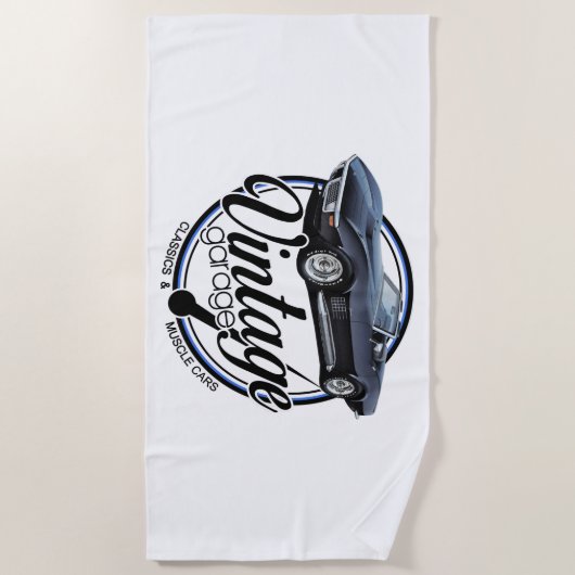  garage Corvette Strandlaken (Voorkant)