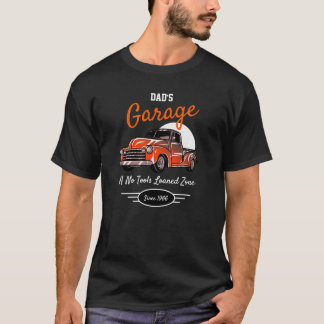 Garage Dad's Fifties Chevy Funny Slogan Oranje T-shirt