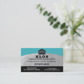 Garage deur slogans visitekaartje (Staand voorkant)