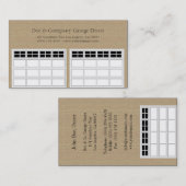 Garage door Company Dark Tan Visitekaartje (Voorkant / Achterkant)
