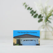 Garage Door Services And Repair Business Cards Visitekaartje (Staand voorkant)