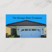 Garage Door Services And Repair Business Cards Visitekaartje (Voorkant)