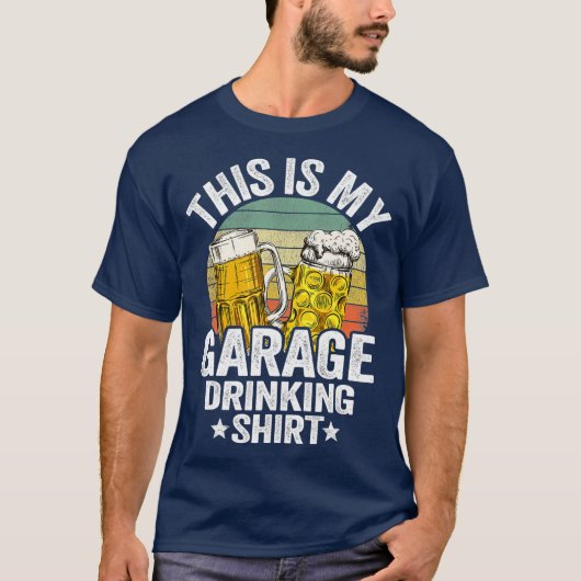 Garage Drinker Pap Beer Dit is mijn T-shirt (Voorkant)
