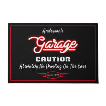 Garage Elke naam Funny Gezegde Cars Red Black