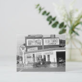 Garage & Gas Station 1940 Briefkaart (Staand voorkant)