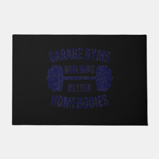 Garage Gyms Gebouw betere homeorganismen Barbell G Deurmat