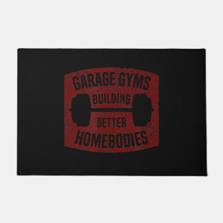 Garage Gyms Gebouw betere homeorganismen Barbell G Deurmat