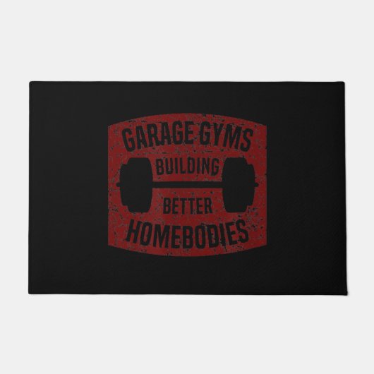 Garage Gyms Gebouw betere homeorganismen Barbell G Deurmat (Voorkant)