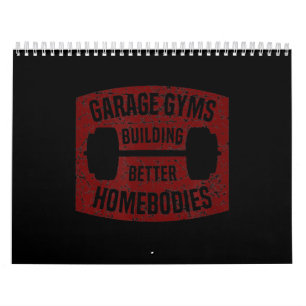 Garage Gyms Gebouw betere homeorganismen Barbell G Kalender