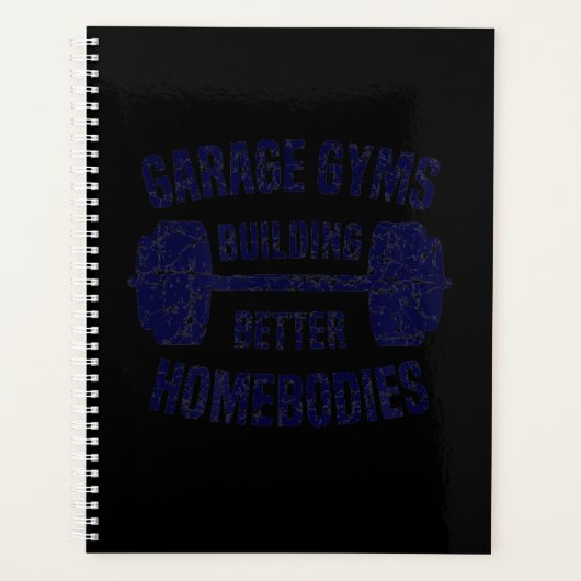 Garage Gyms Gebouw betere homeorganismen Barbell G Planner (Voorkant)