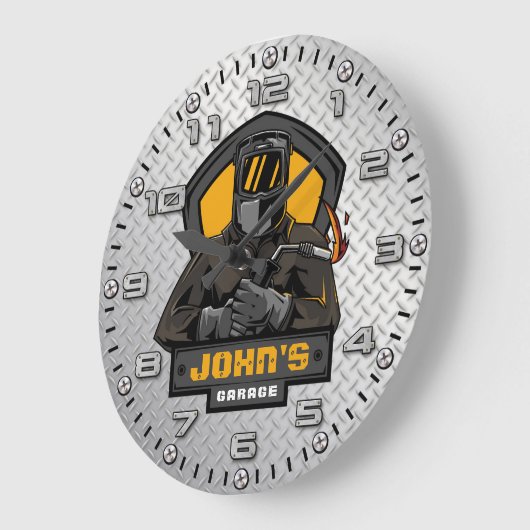 Garage-lassen  klok (Hoek)