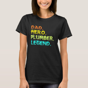 Garage Mannen Papa Held Loodgieter Legende Monteur T-shirt