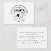 Garage Mechanic Bedankt voor je briefkaart (Voorkant / Achterkant)