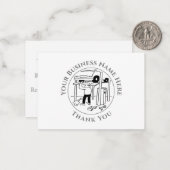 Garage Mechanic Bedankt voor je briefkaart (Voorkant / Achterkant in situ)