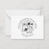 Garage Mechanic Bedankt voor je briefkaart (Voorkant)