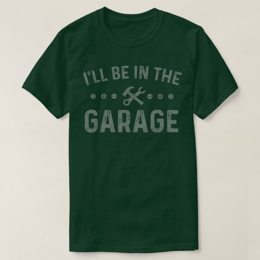 Garage Mechanic Fathers Day Gift for Men Papa from T-shirt (Design voorkant)