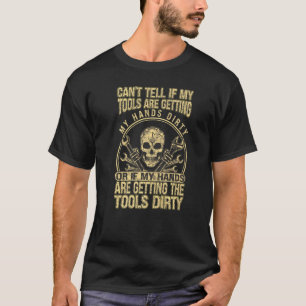 Garage monteur auto man mijn handen worden de T T-shirt