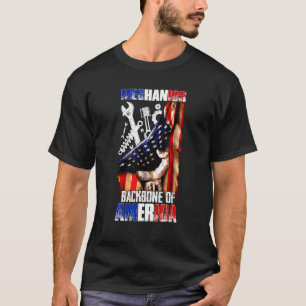 Garage monteurs Ruggegraat Amerika Vaderdag Appa T-shirt