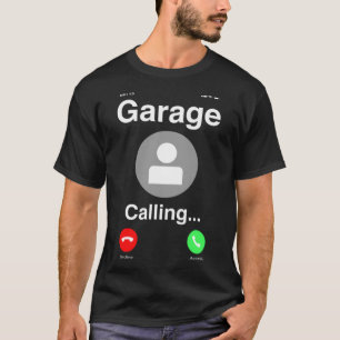 Garage noemt auto automonteur t-shirt