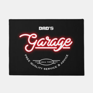 Garage om het even welke slogan van de Naam of de  Deurmat