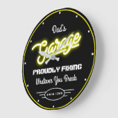 Garage Pa's enige naam die de gele zwarte schimmel Grote Klok (Hoek)