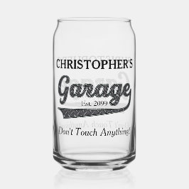 Garage Raak niets Drinkware aan Blikvorm Glas