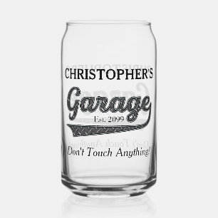 Garage Raak niets Drinkware aan Blikvorm Glas