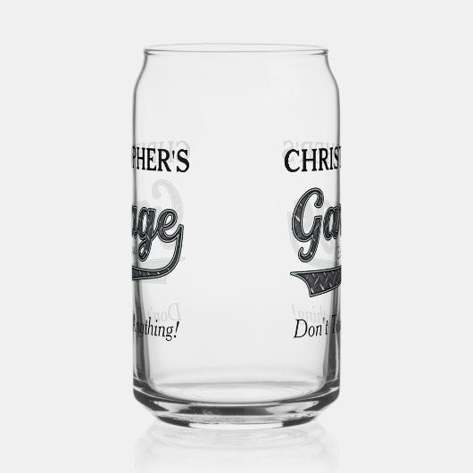 Garage Raak niets Drinkware aan Blikvorm Glas (Rechts)