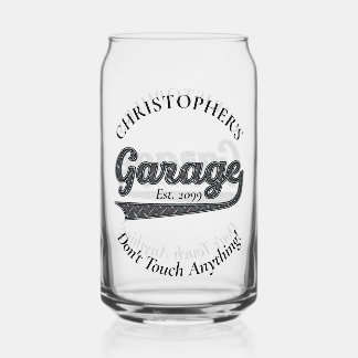 Garage Raak niets Drinkware aan Blikvorm Glas