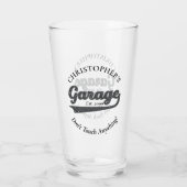 Garage Raak niets Drinkware Bierpint aan Glas (Achterkant)