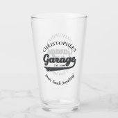 Garage Raak niets Drinkware Bierpint aan Glas (Voorkant)