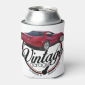 Garage Red Corvette Blikjeskoeler (Blikje Voorkant)