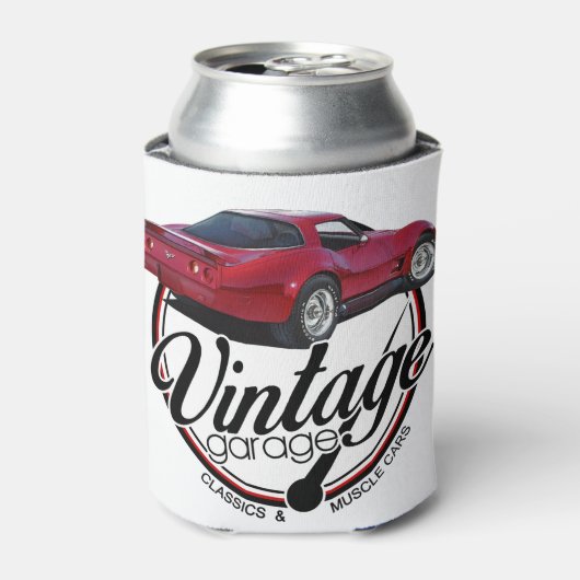  Garage Red Corvette Blikjeskoeler (Blikje Voorkant)
