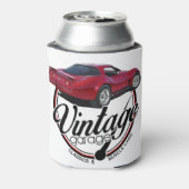 Garage Red Corvette Blikjeskoeler (Blikje Achterkant)