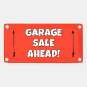 GARAGE SALE AHEAD Banner (Horizontaal)