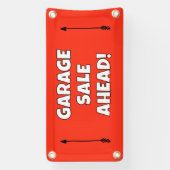 GARAGE SALE AHEAD Banner (Verticaal)